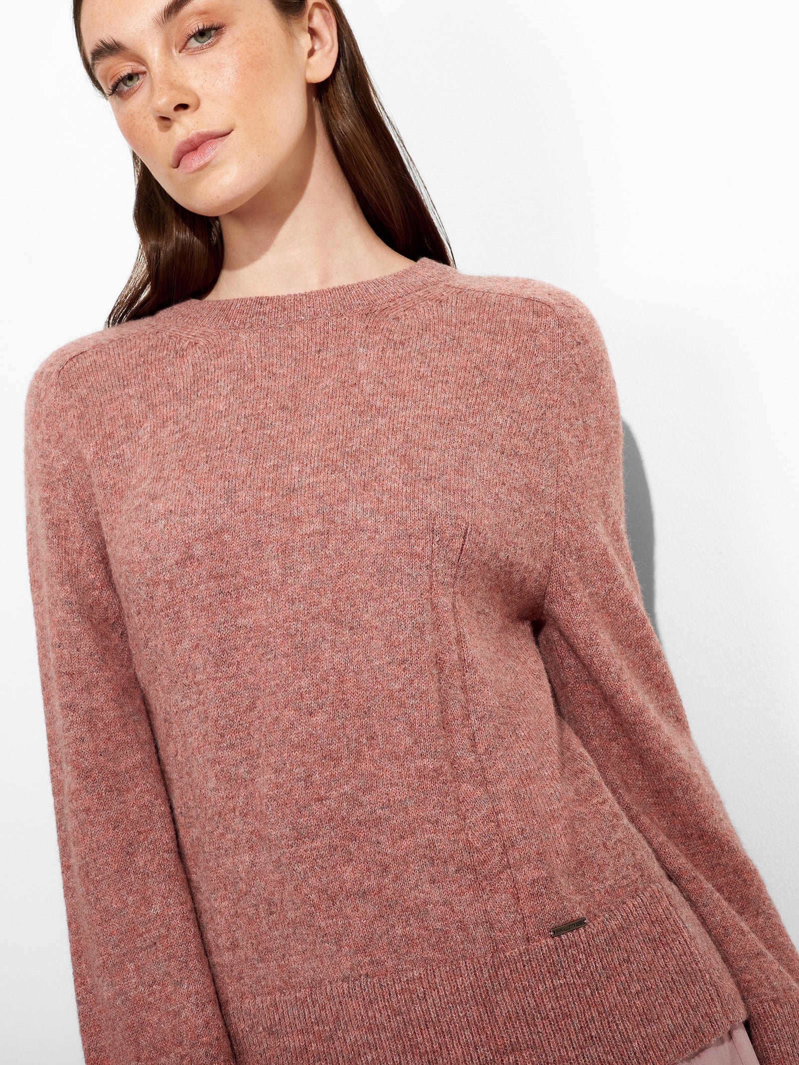 Suéter Zia De Baby Alpaca Color Rosado