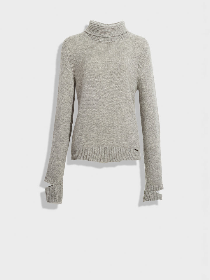 Suéter Zero De Baby Alpaca Color Gris