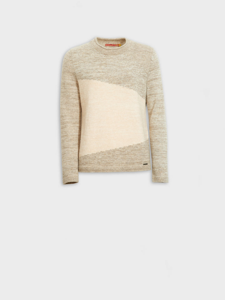 Zoe Baby Alpaca Beige Sweater