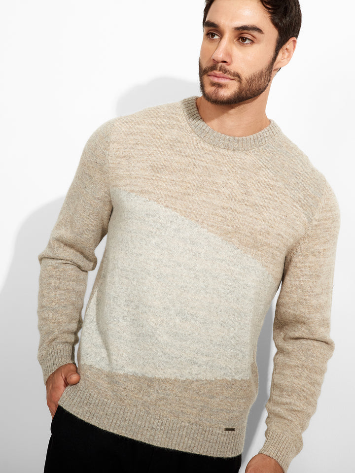 Suéter Zoe De Baby Alpaca Color Beige