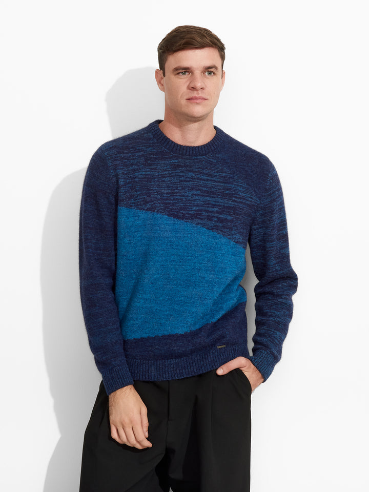 Suéter Zoe De Baby Alpaca Color Azul