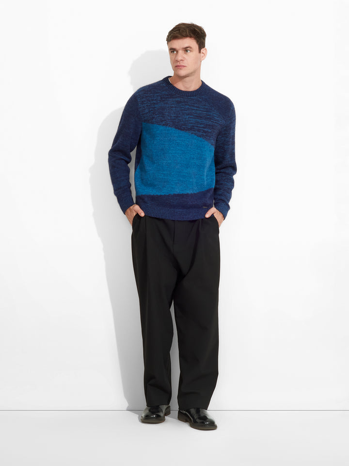 Suéter Zoe De Baby Alpaca Color Azul