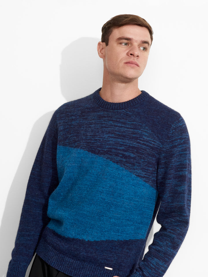 Suéter Zoe De Baby Alpaca Color Azul