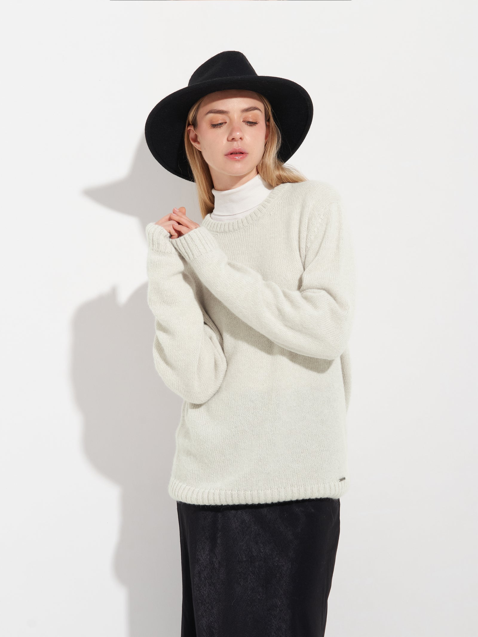Arequipa Baby Alpaca Sweater in Beige