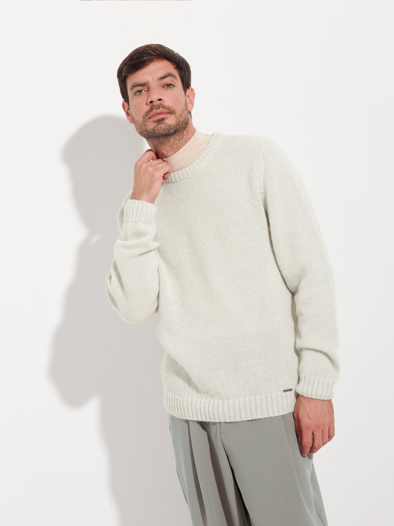 Arequipa Baby Alpaca Sweater in Beige