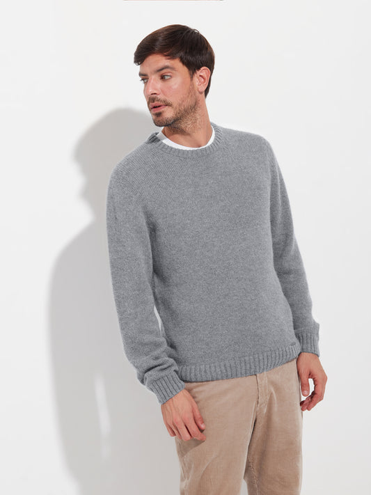 Suéter Arequipa De Baby Alpaca Color Gris