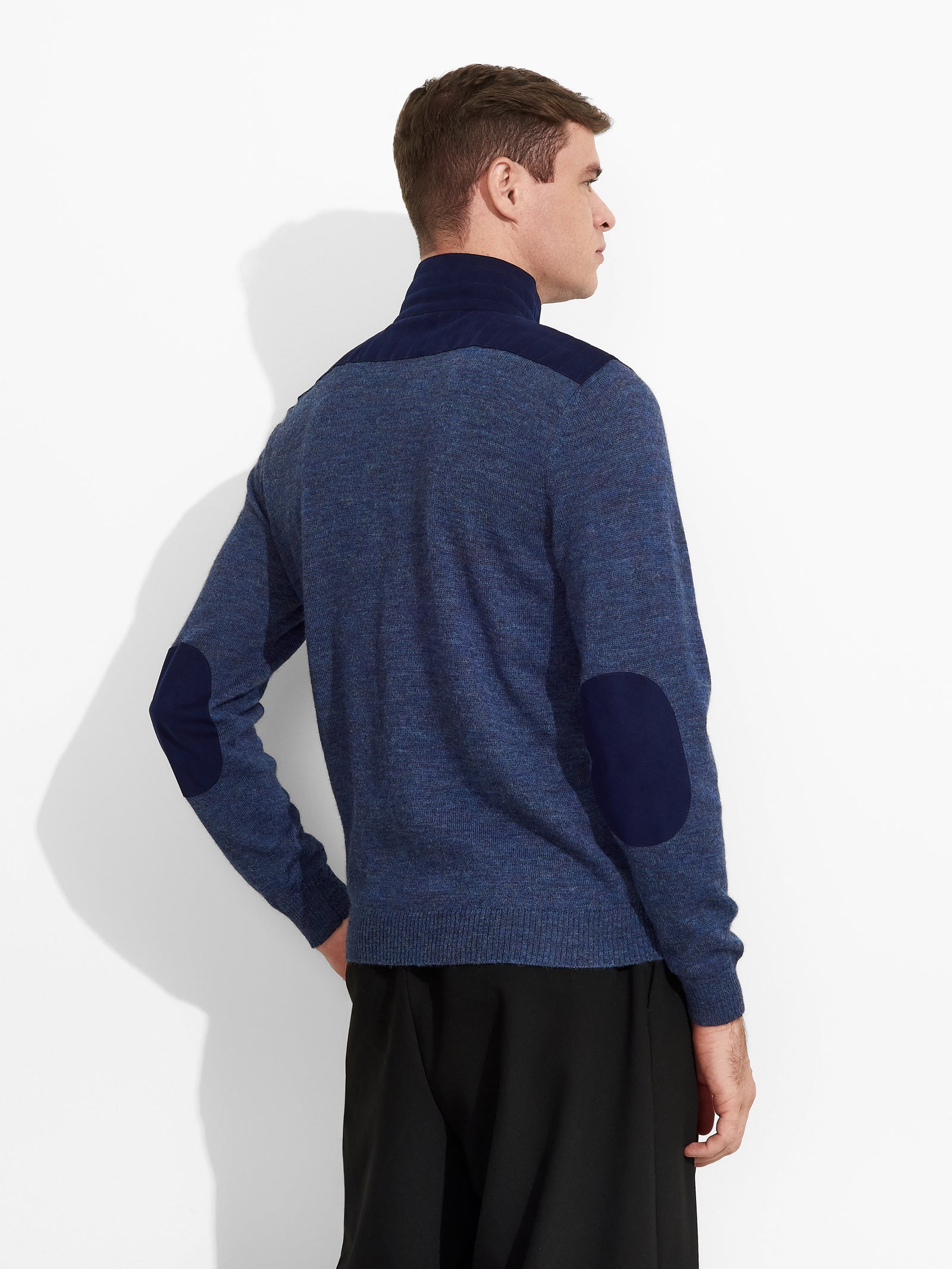 Zorba Baby Alpaca Sweater Blue