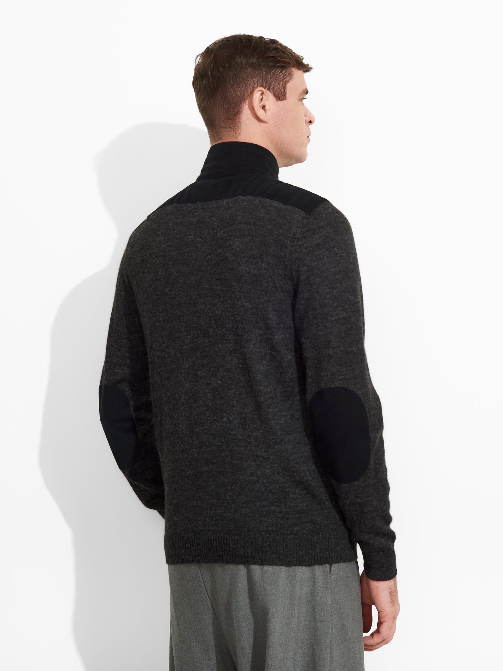 Zorba Baby Alpaca Sweater in Gray