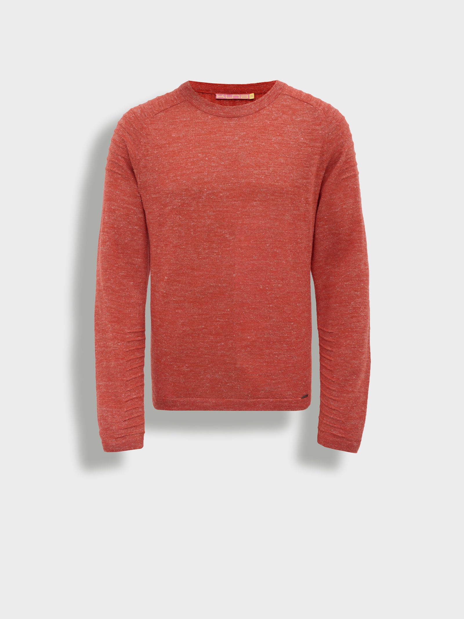 Zwei Orange Sweater Baby Alpaca Color Orange