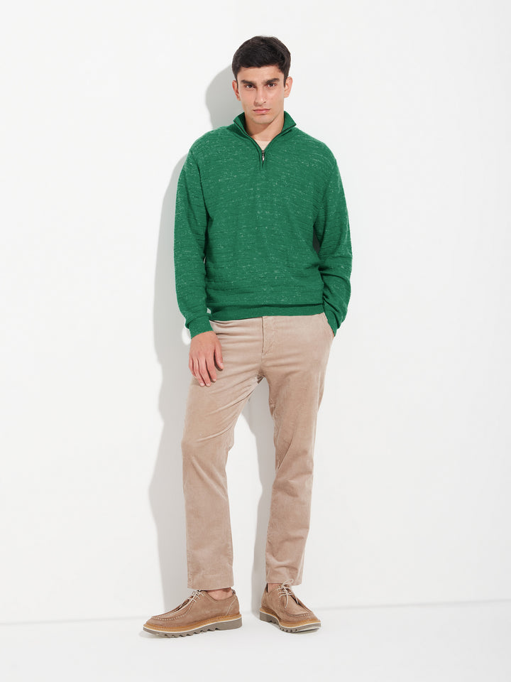 Suéter Zamir De Baby Alpaca Color Verde