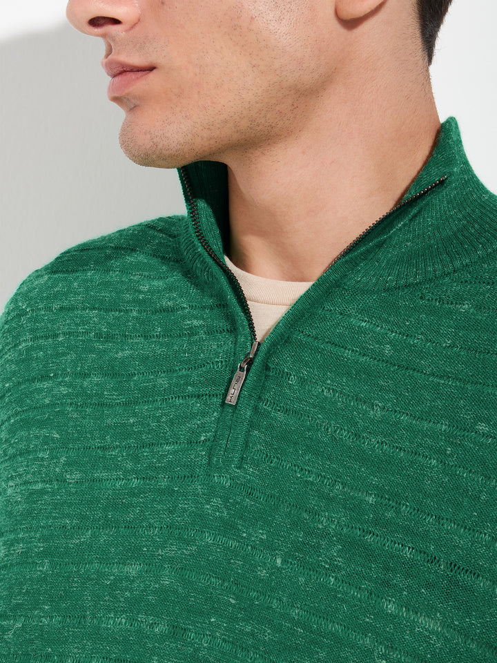 Suéter Zamir De Baby Alpaca Color Verde