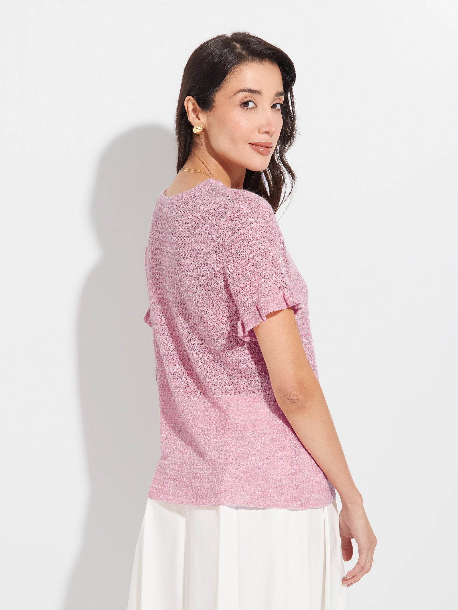 Polo Zaeta De Baby Alpaca Color Rosado