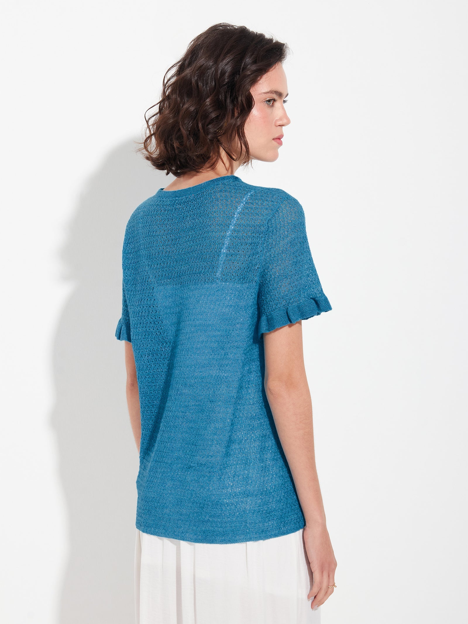 Suéter Zaeta De Baby Alpaca Color Azul