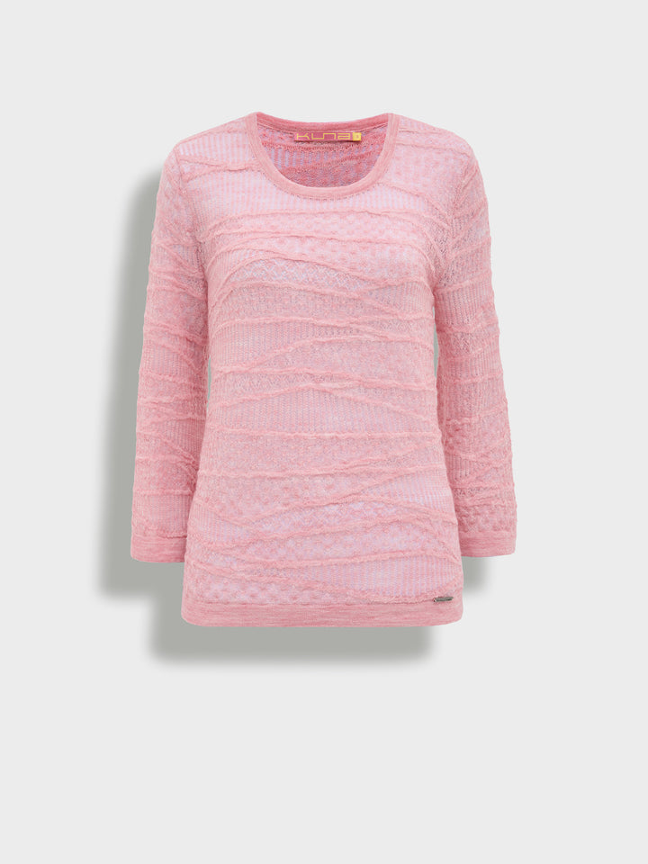 Zample Baby Alpaca Pink Sweater