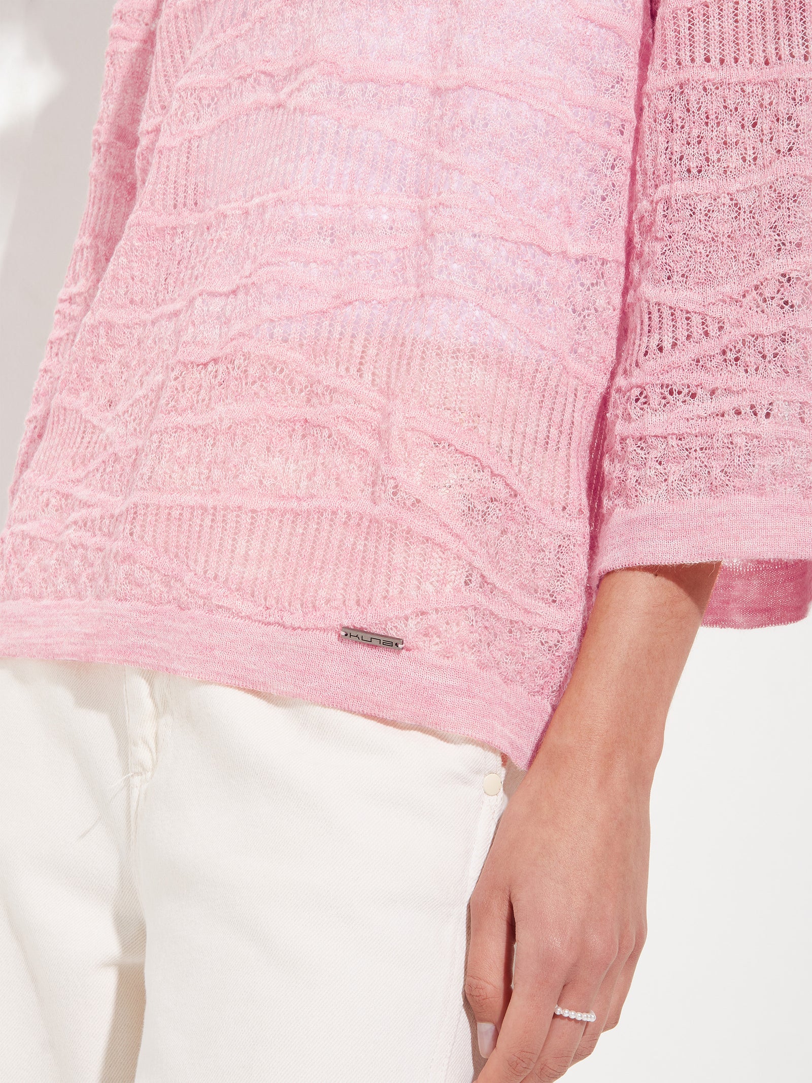 Suéter Zample De Baby Alpaca Color Rosado