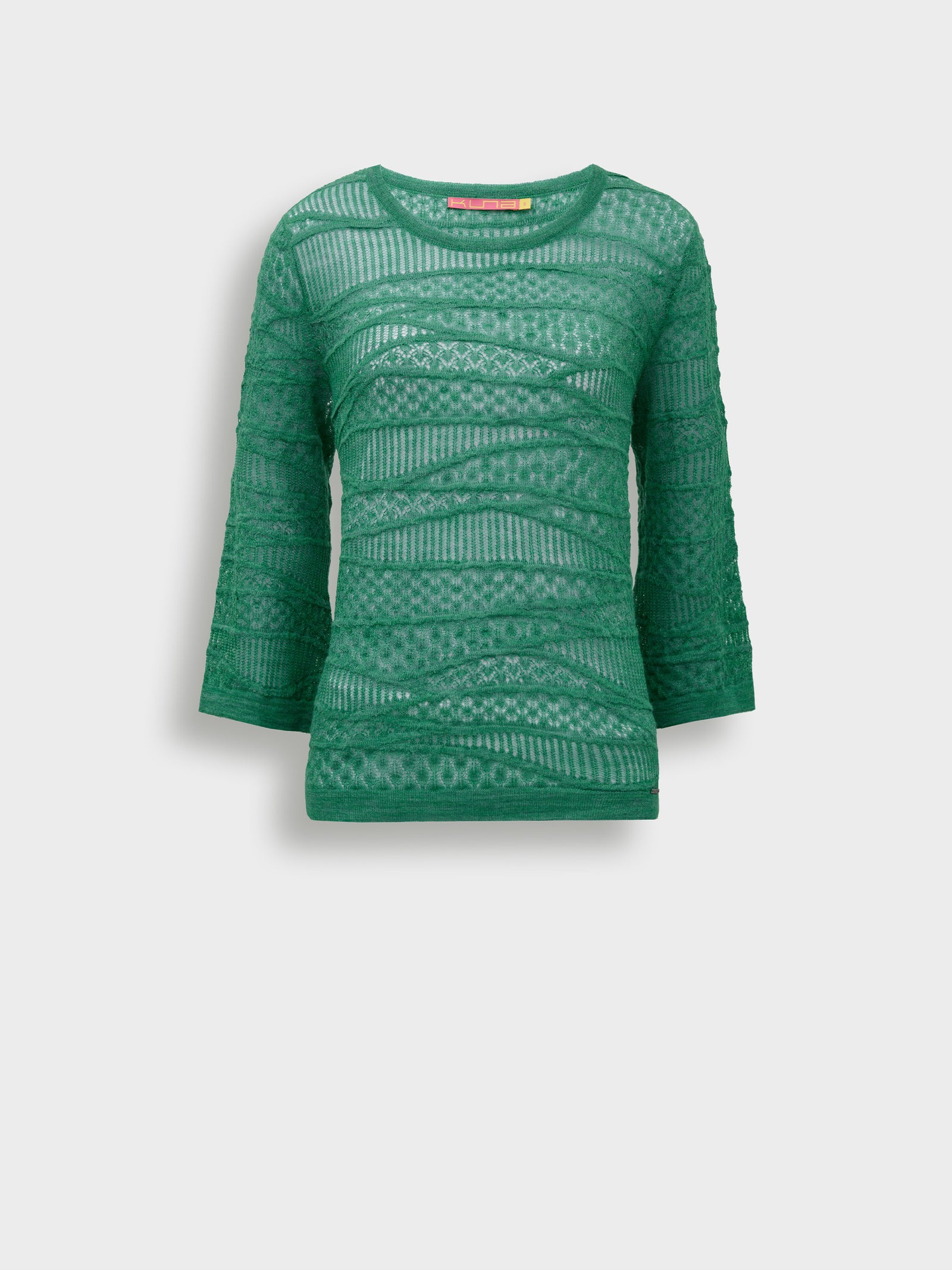 Suéter Zample De Baby Alpaca Color Verde