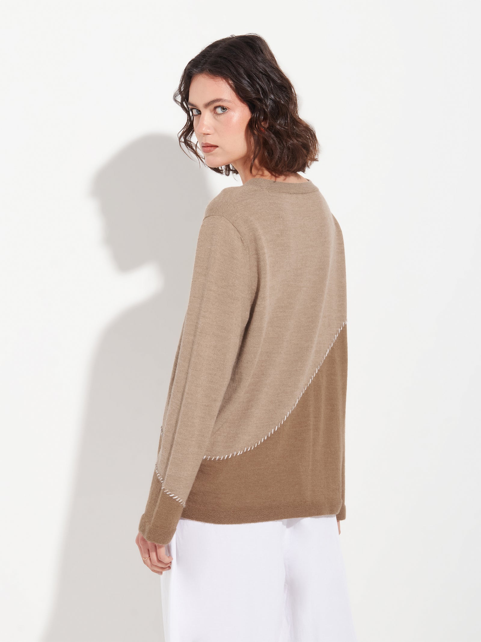 Basilea Baby Alpaca Sweater Camel