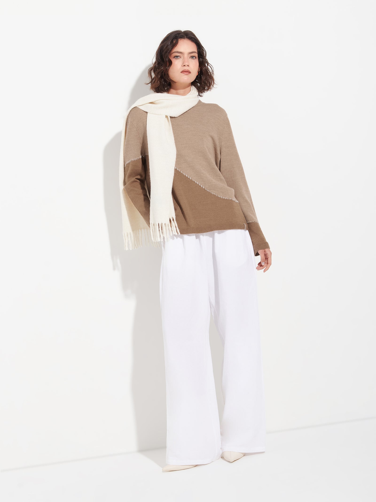 Basilea Baby Alpaca Sweater Camel