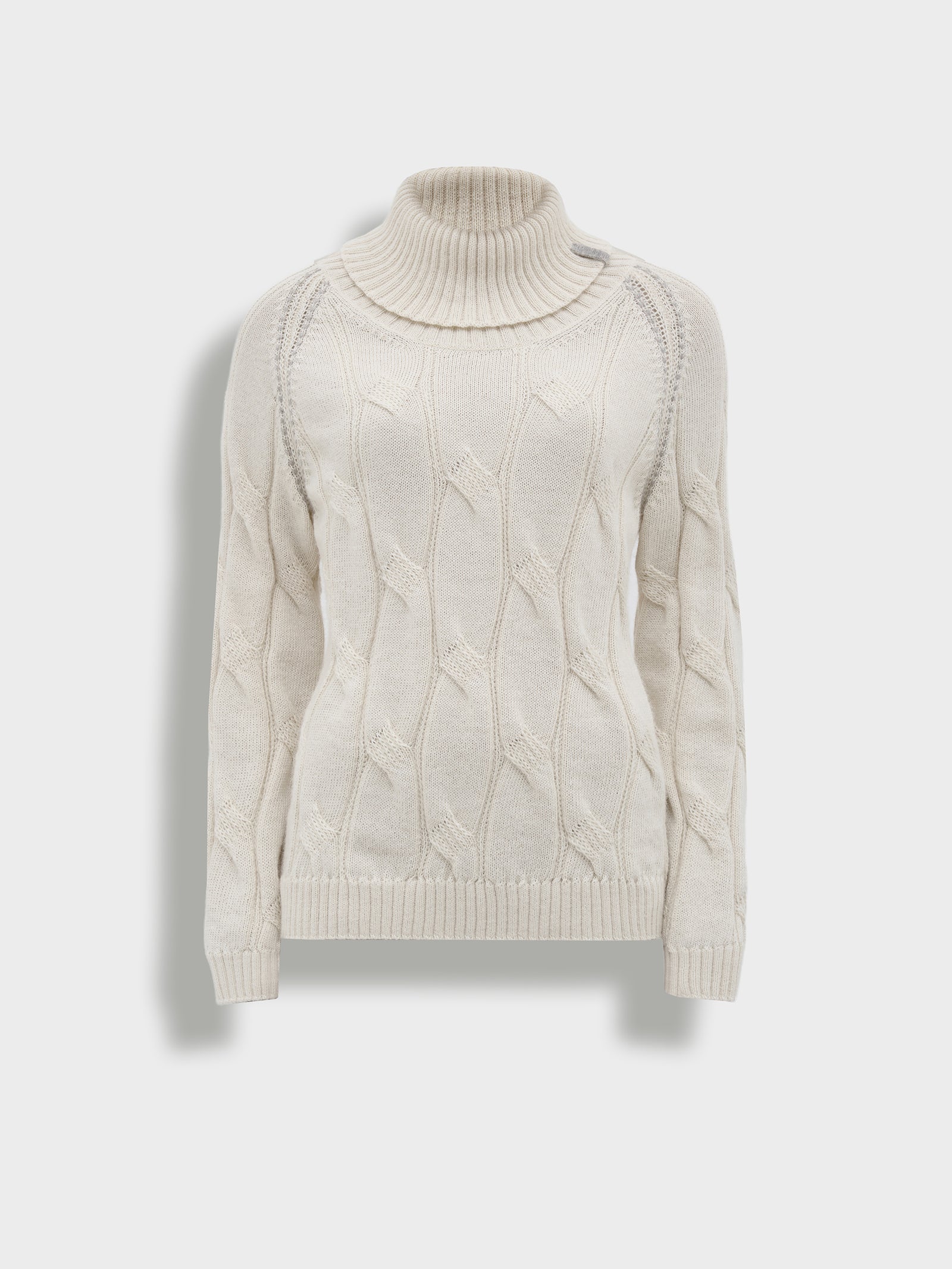 Suéter Bettina De Baby Alpaca Color Beige