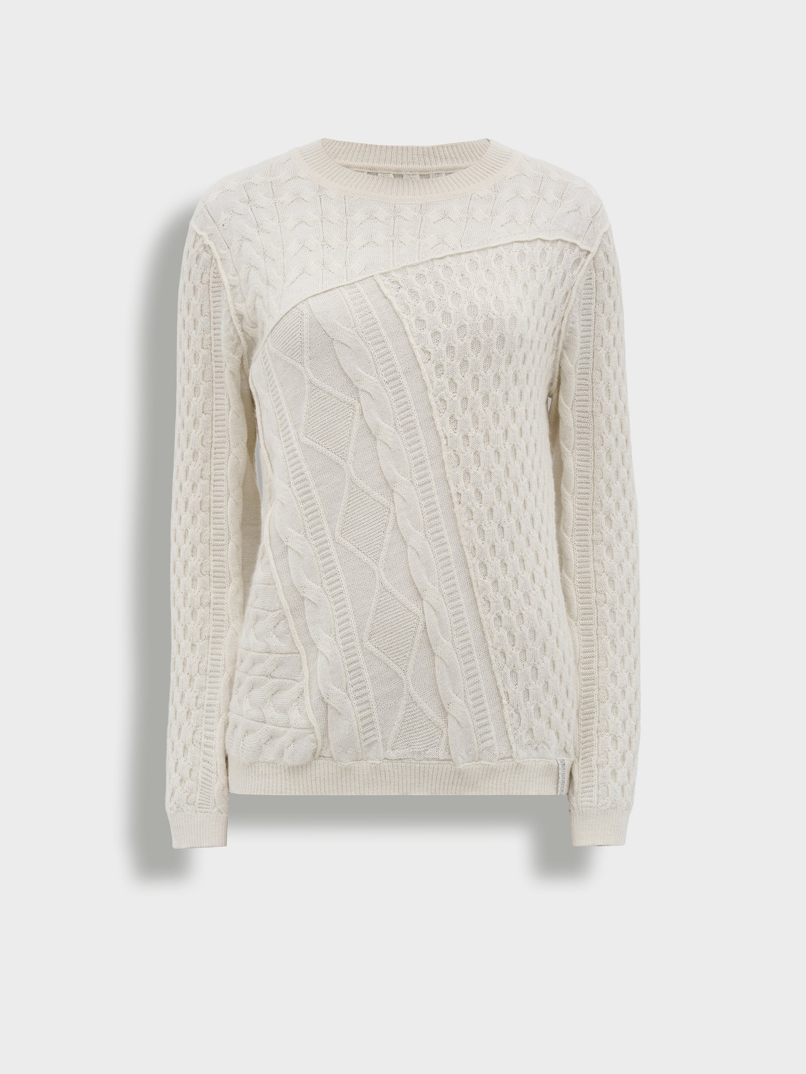 Suéter Bianca De Baby Alpaca Color Beige