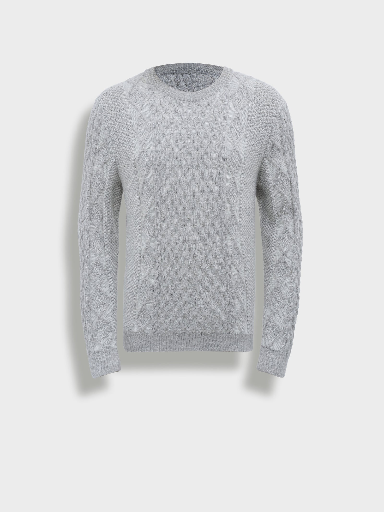 Suéter Bastian De Baby Alpaca Color Gris