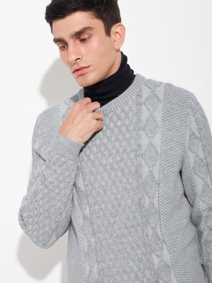 Bastian Gray Baby Alpaca Sweater