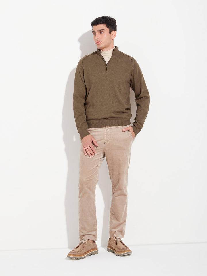 Bugatti Baby Alpaca Sweater in Camel