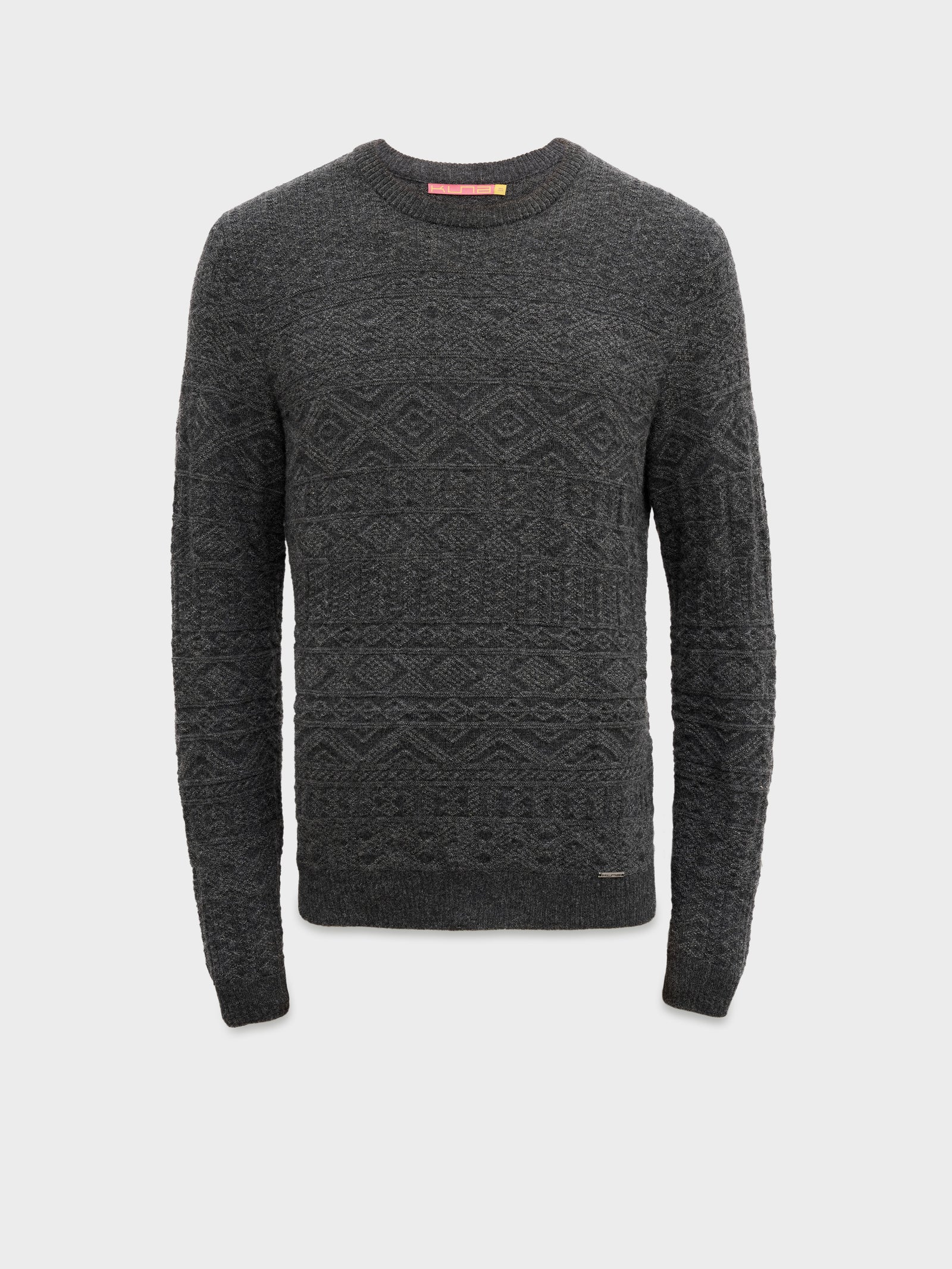Captain Sweater in Gray Baby Alpaca Color Grey