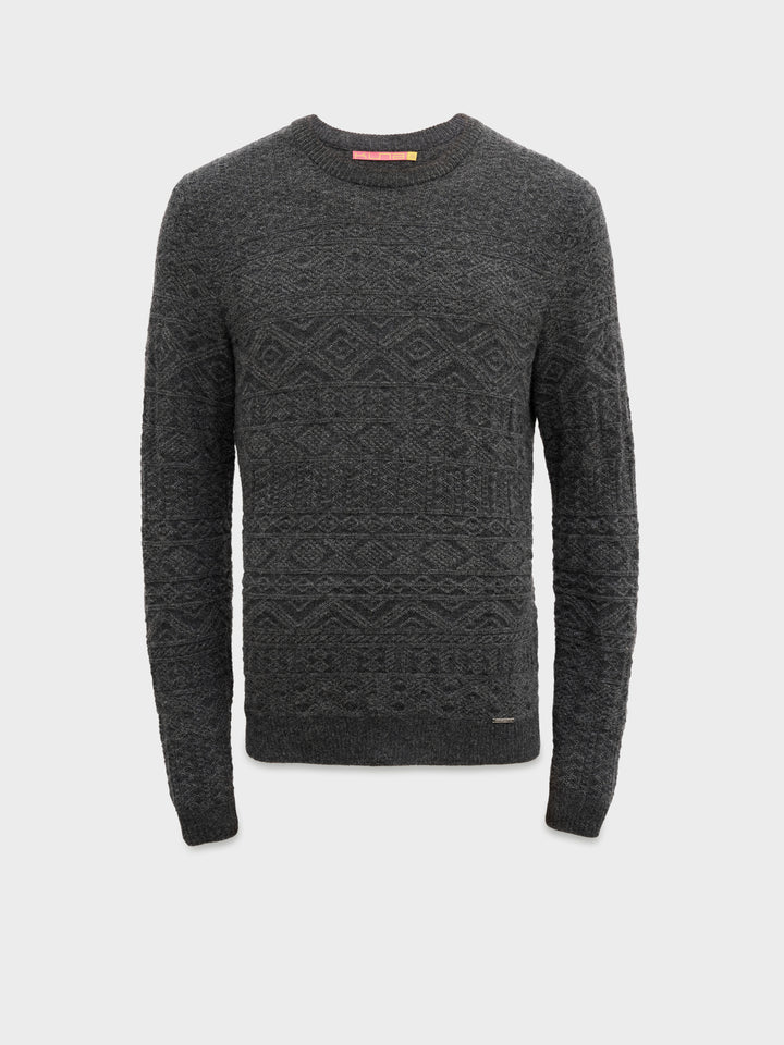Suéter Capitan De Baby Alpaca Color Gris