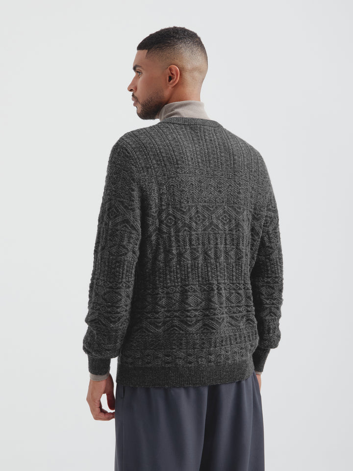 Suéter Capitan De Baby Alpaca Color Gris