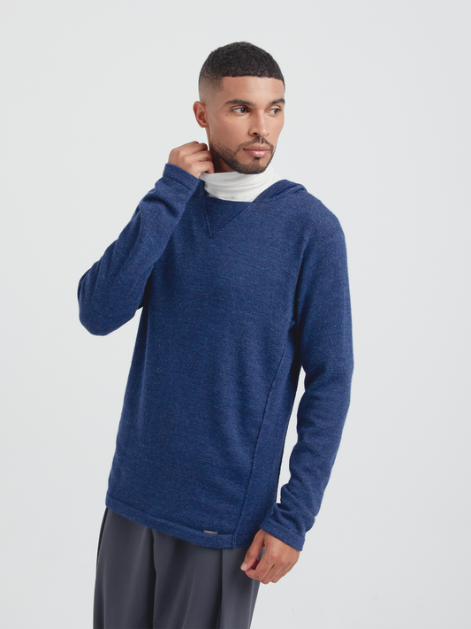 Suéter Ciro De Alpaca Royal Color Azul