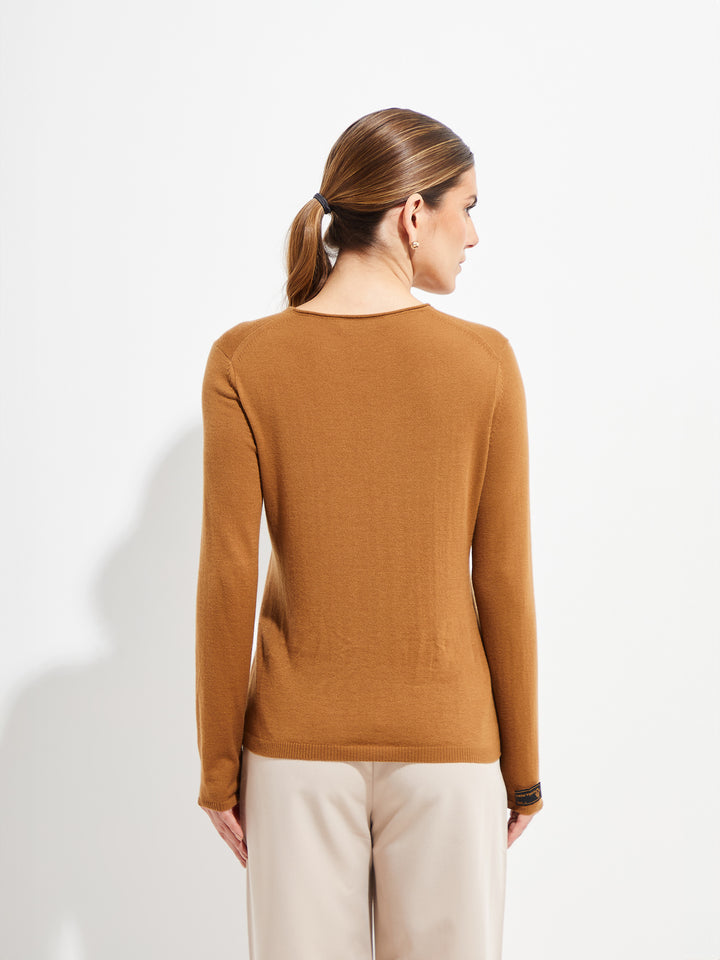 Suéter Belen De Vicuña Color Camel