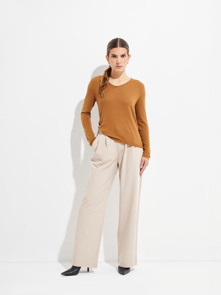 Suéter Belen De Vicuña Color Camel