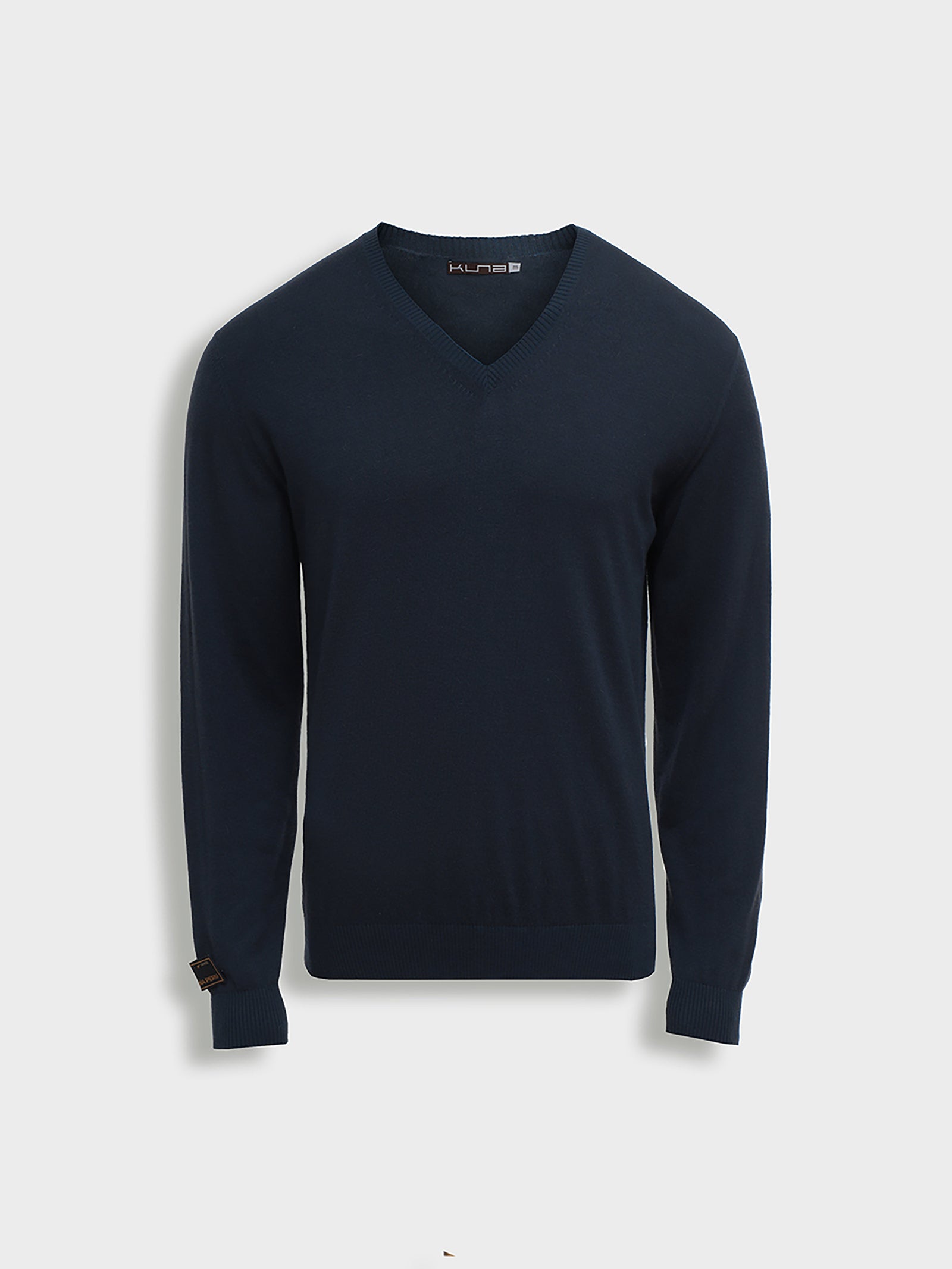 Brian De Blue Sweater Vicuña Color Blue
