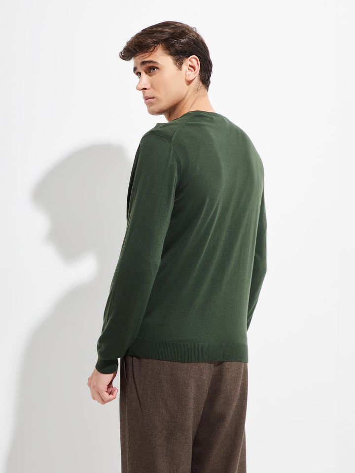 Suéter Bryan De Vicuña Color Verde