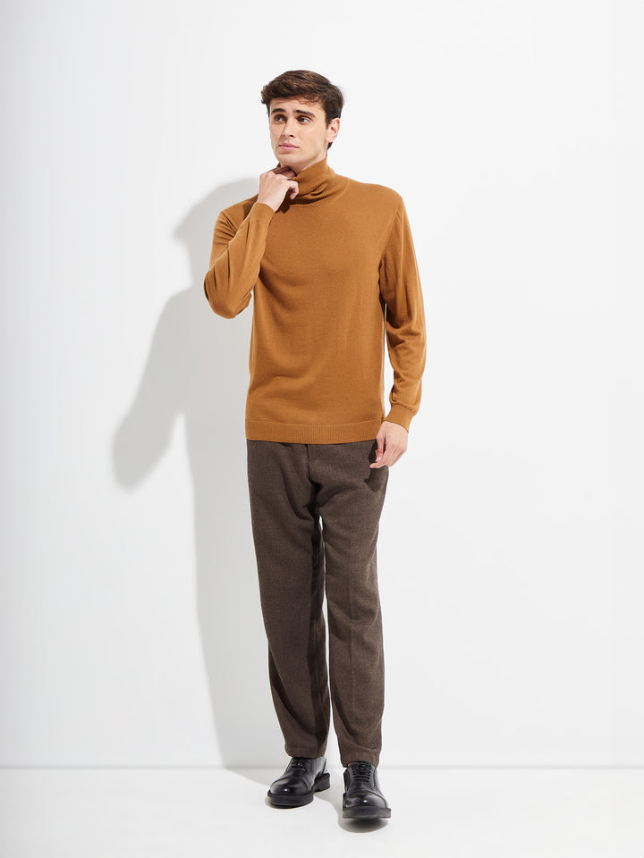 Suéter Bach De Vicuña Color Camel