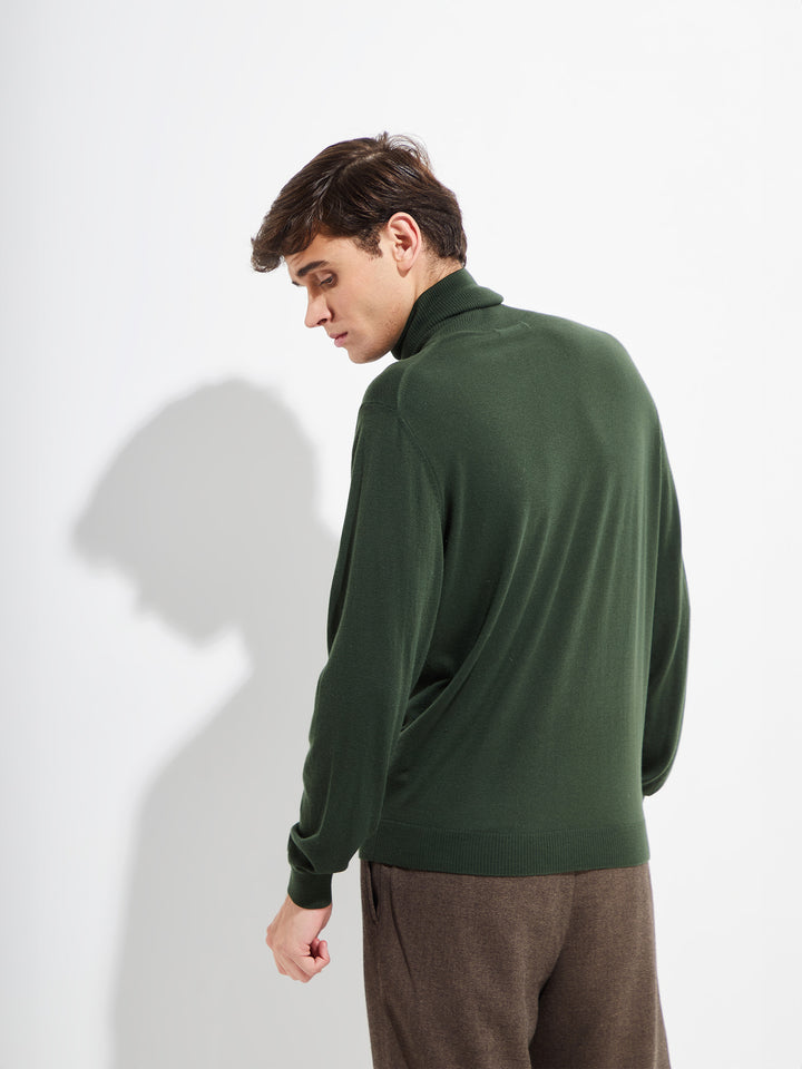 Suéter Bach De Vicuña Color Verde