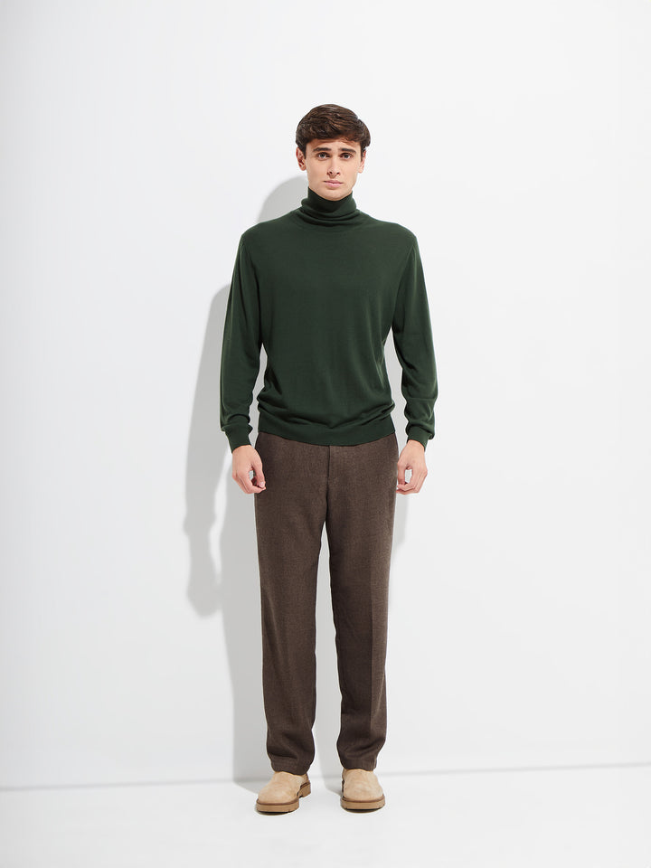 Suéter Bach De Vicuña Color Verde