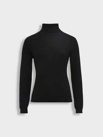 Berenice Vicuña Sweater Black Color