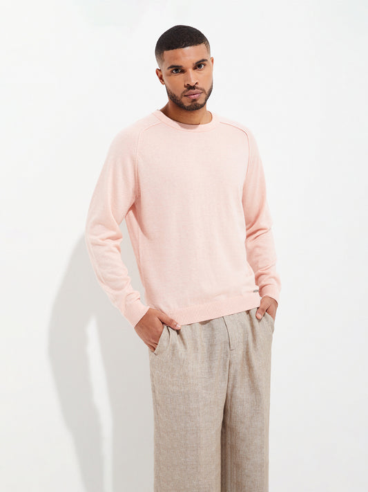 Ublot Pink Cotton Sweater