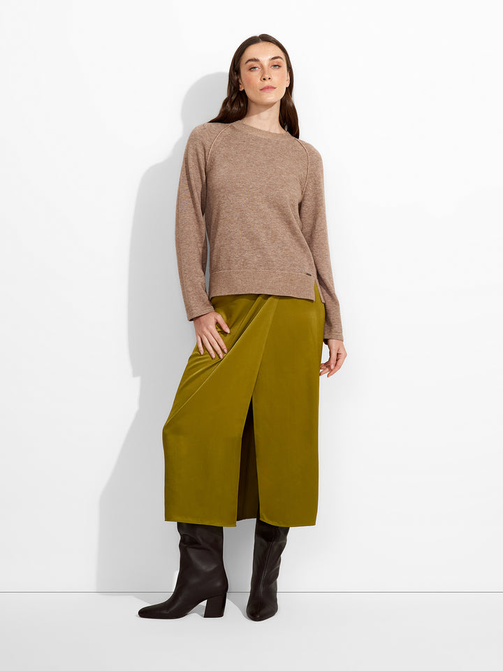 Beige Cotton Zucca Sweater