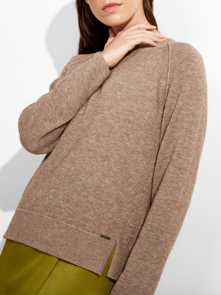 Beige Cotton Zucca Sweater