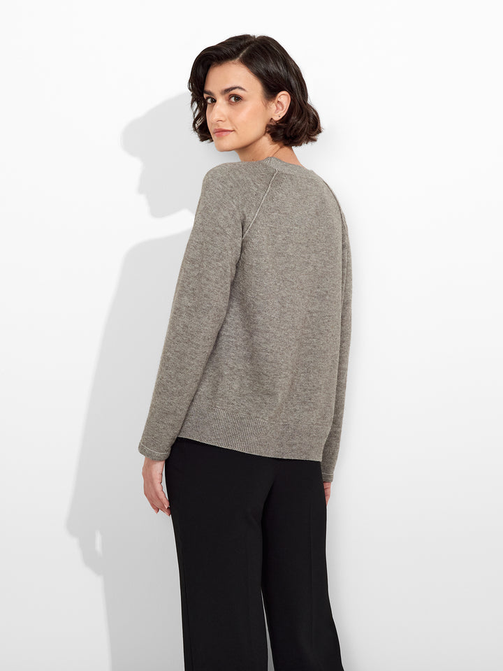 Gray Cotton Zucca Sweater