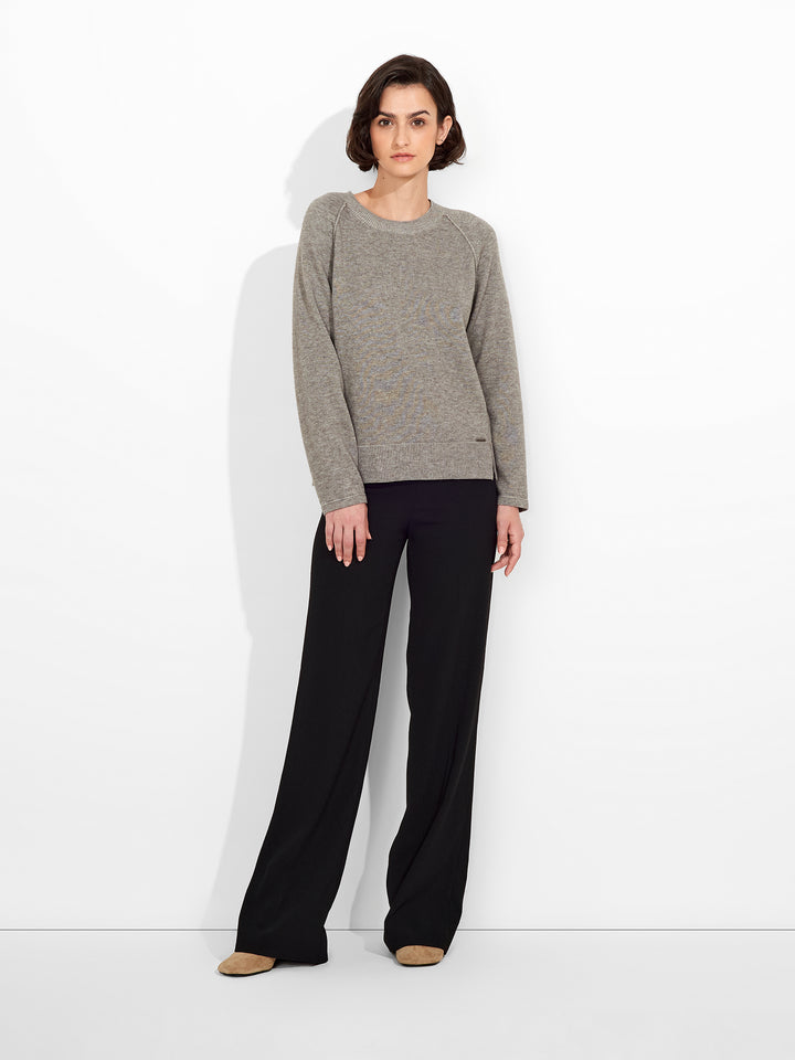 Gray Cotton Zucca Sweater