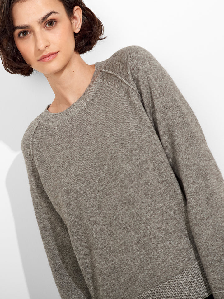 Gray Cotton Zucca Sweater