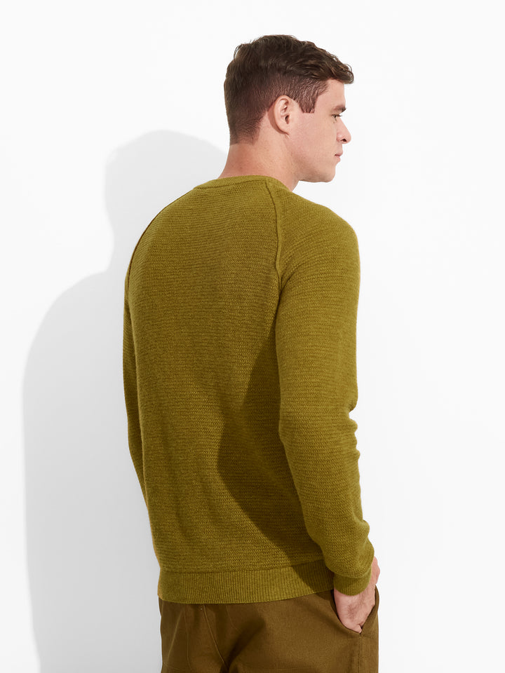 Suéter Zeus De Algodón Color Amarillo