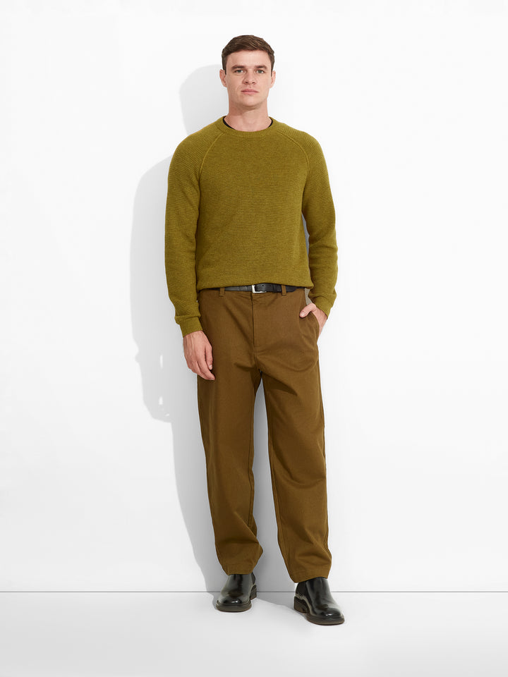 Suéter Zeus De Algodón Color Amarillo