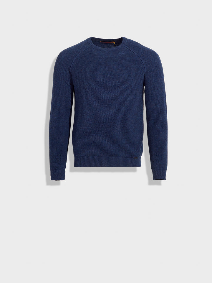 Suéter Zeus De Algodón Color Azul