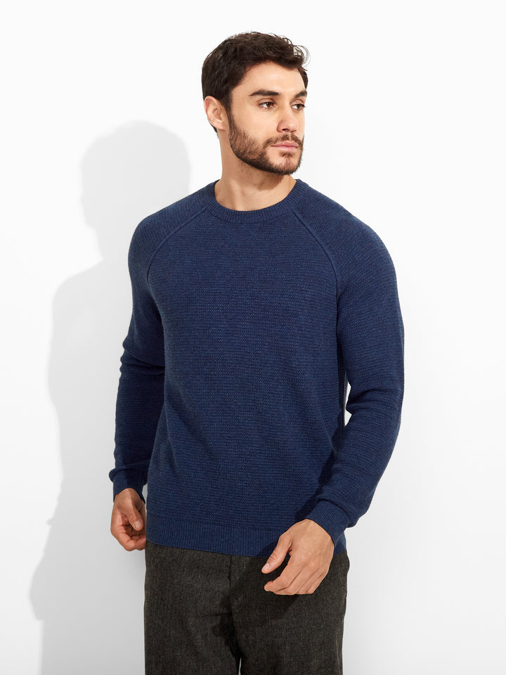 Suéter Zeus De Algodón Color Azul