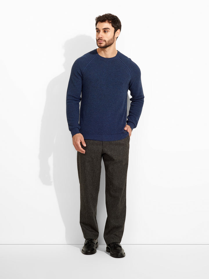 Suéter Zeus De Algodón Color Azul